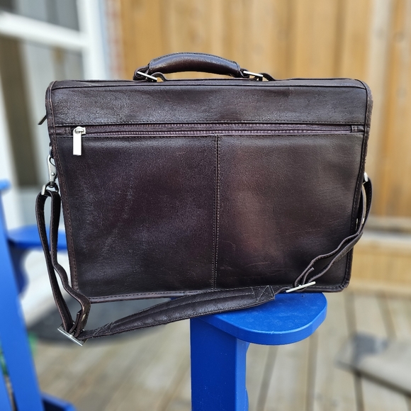 Santi leather briefcase - excellent condition - Picture 2 of 9